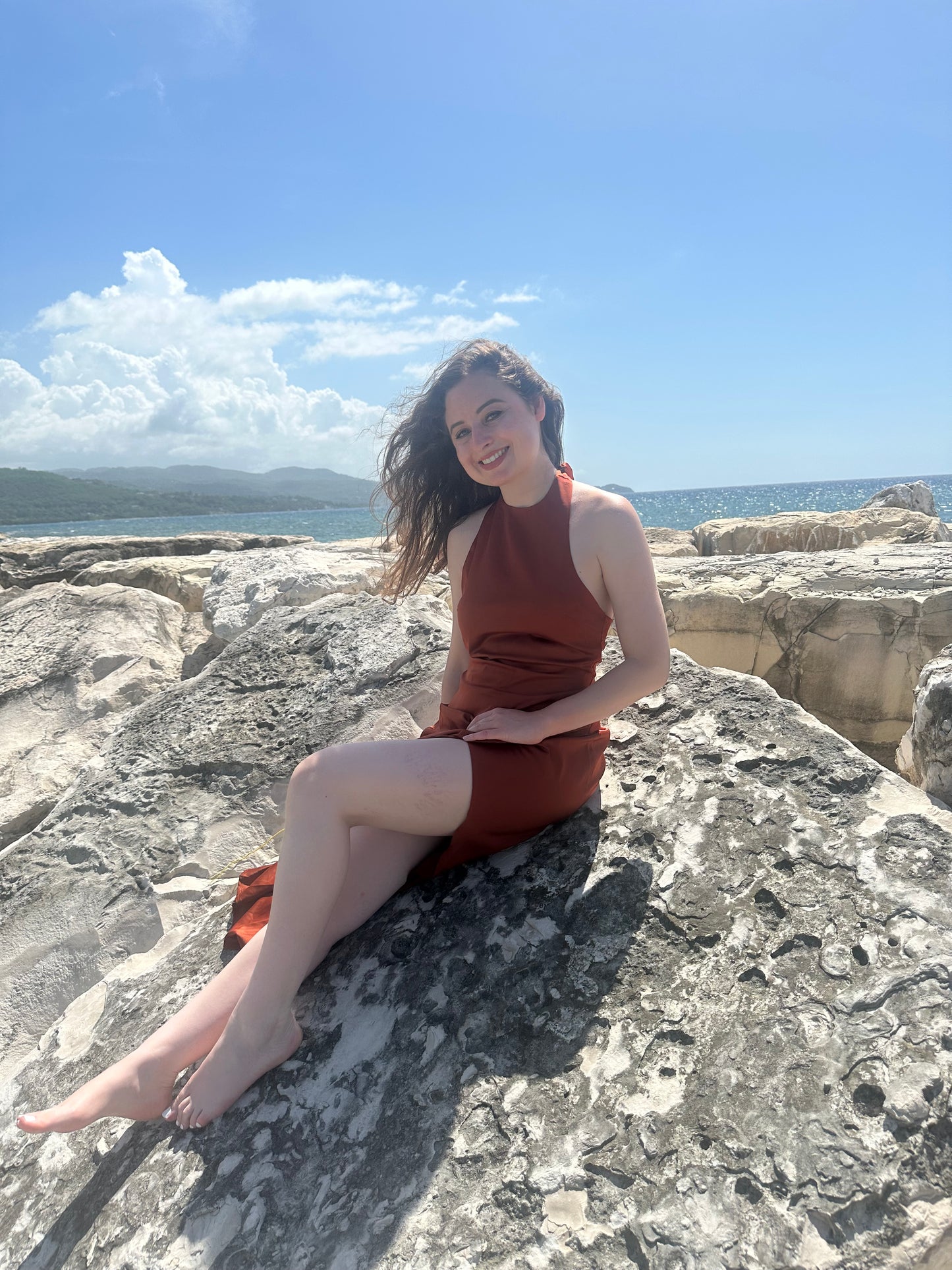 Petite Maxi Dress - Rust