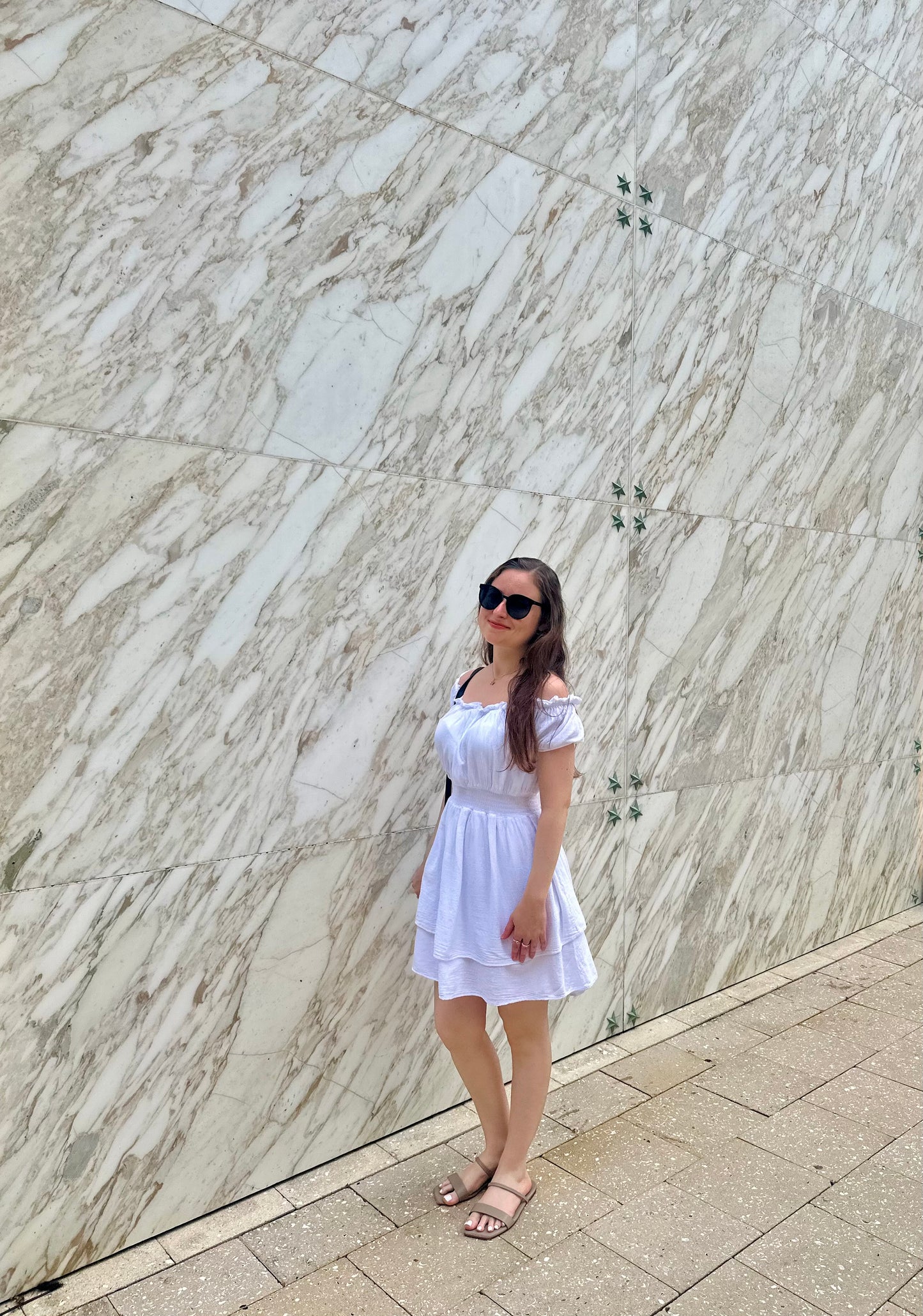 Cannes Ruffle Off The Shoulder Mini Dress - White