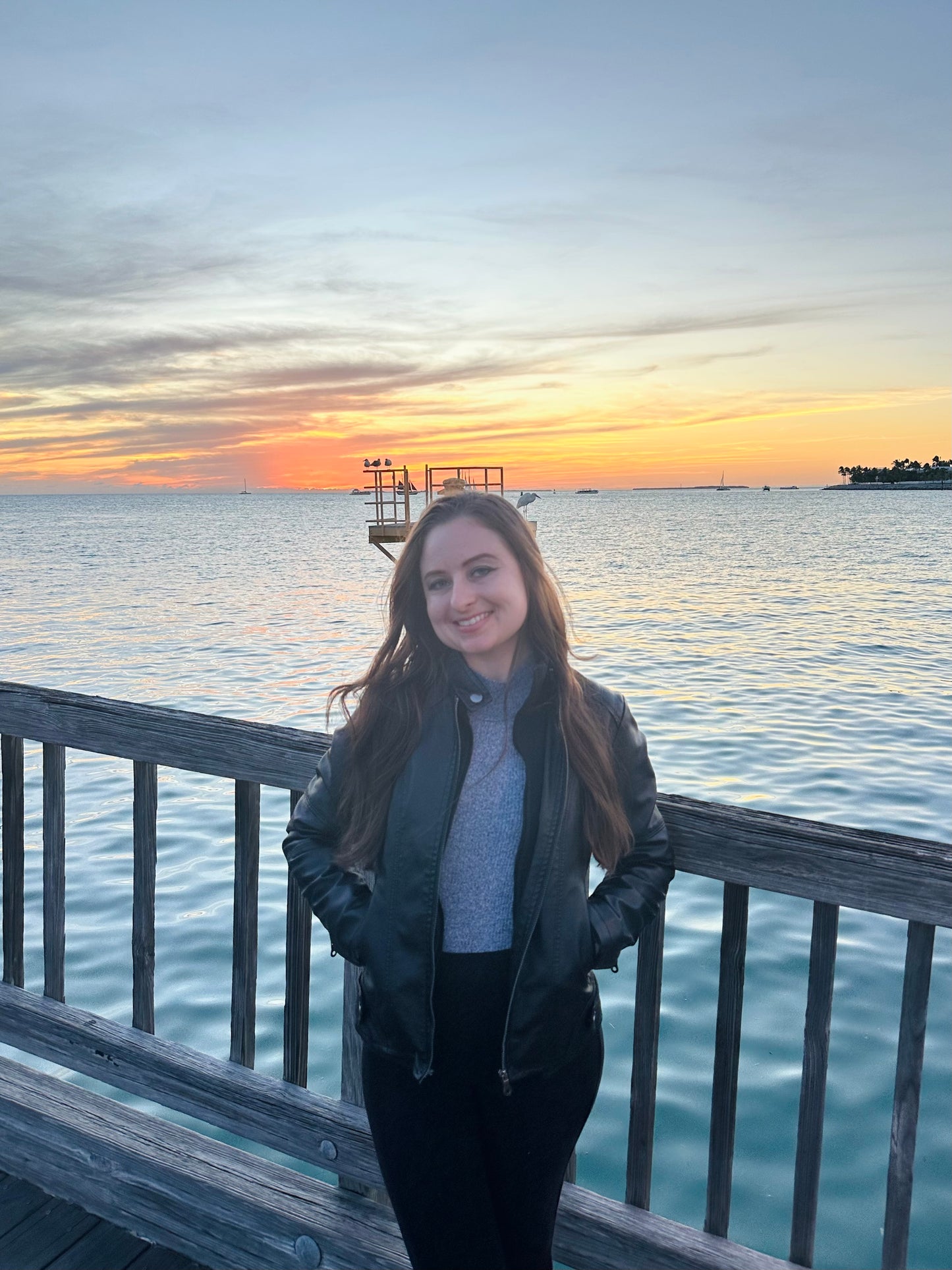 Mock Neck Long Sleeve Top - Gray