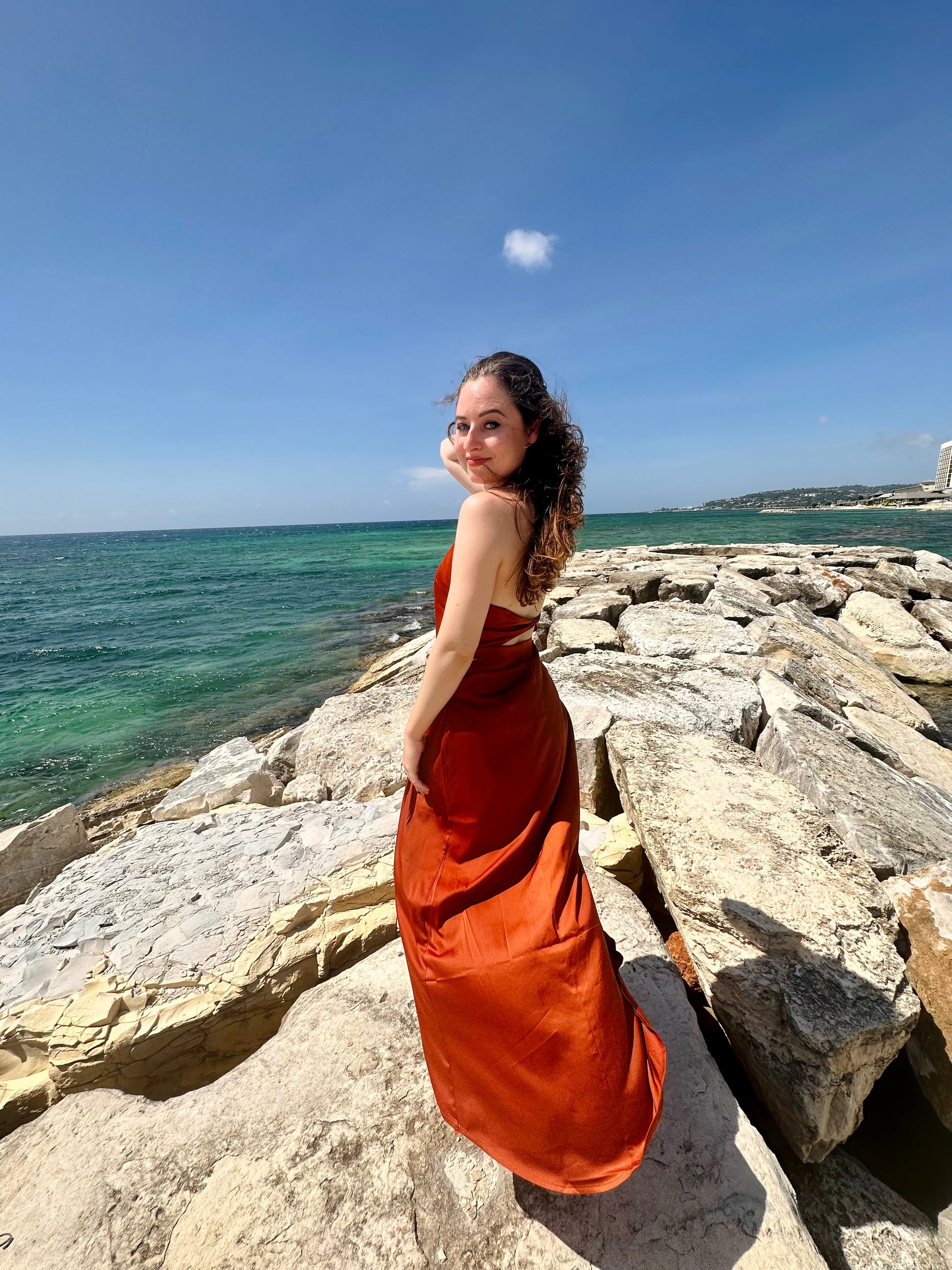 Petite Maxi Dress - Rust Petite Maxi Dress - Rust