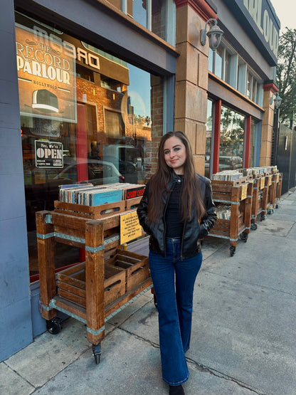 Petite Mid-Rise Flare Jeans - Dark Wash