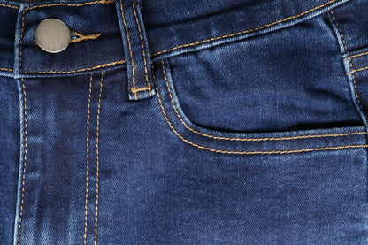 Petite Mid-Rise Flare Jeans - Dark Wash