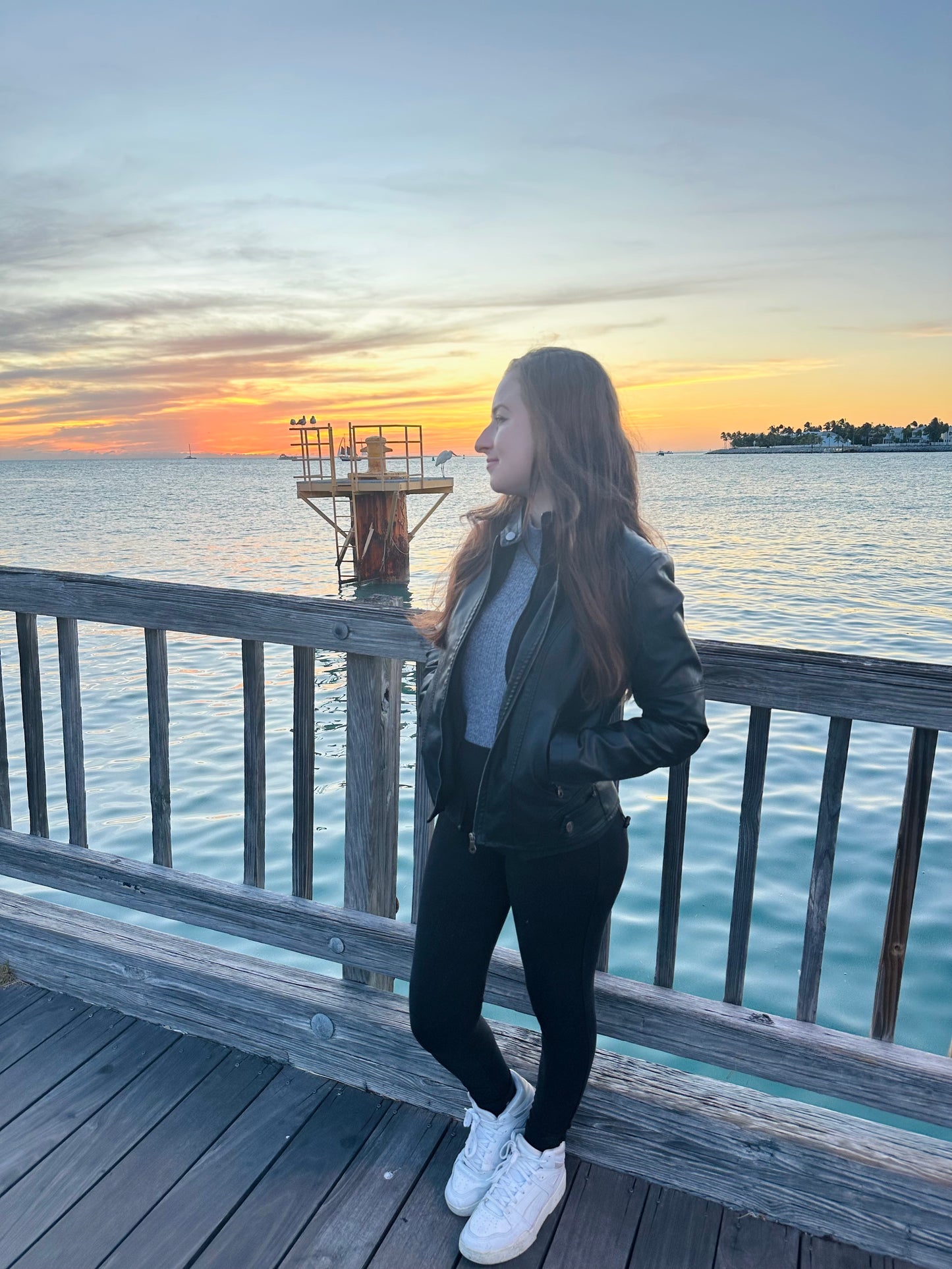 Women's Faux Leather Jacket - Black