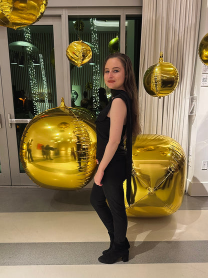 Satin Tube Top with Neck Scarf