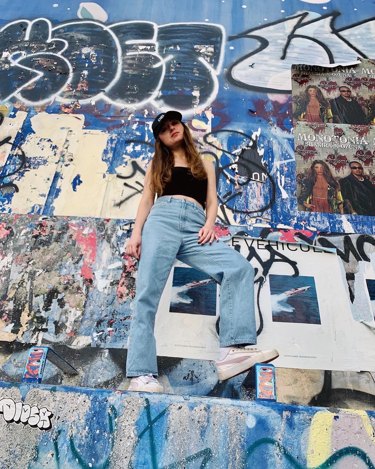 Petite High Waisted Boyfriend Jeans DIIMA Apparel