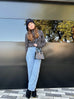Petite High Rise Straight Leg Boyfriend Jeans